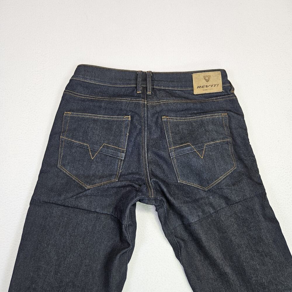 REV'IT Lombard 2 Motorcycle Jeans Mens 32 Cordura Blue Denim Biker Riding Casual - Picture 6 of 16